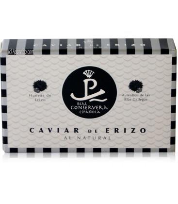 Caviar de Erizo al Natural, lata 85 gr.