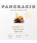 Mini Tableta Chocolate con Leche Pancracio Cacahuete y Jengibre 40gr
