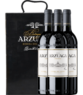 Estuche Con 3 Botellas Arzuaga Crianza 2021