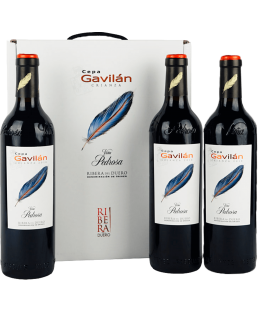 Estuche Con 3 Botellas De Cepa Gavilan Crianza 2021