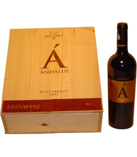 More about Andalus Petit Verdot 2001, Caja Madera 3 x