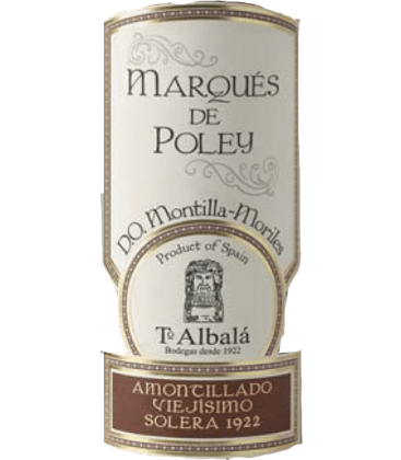 Marqués de Poley Amontillado Viejísimo Solera 1922